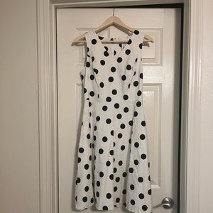 Black & White mid dress